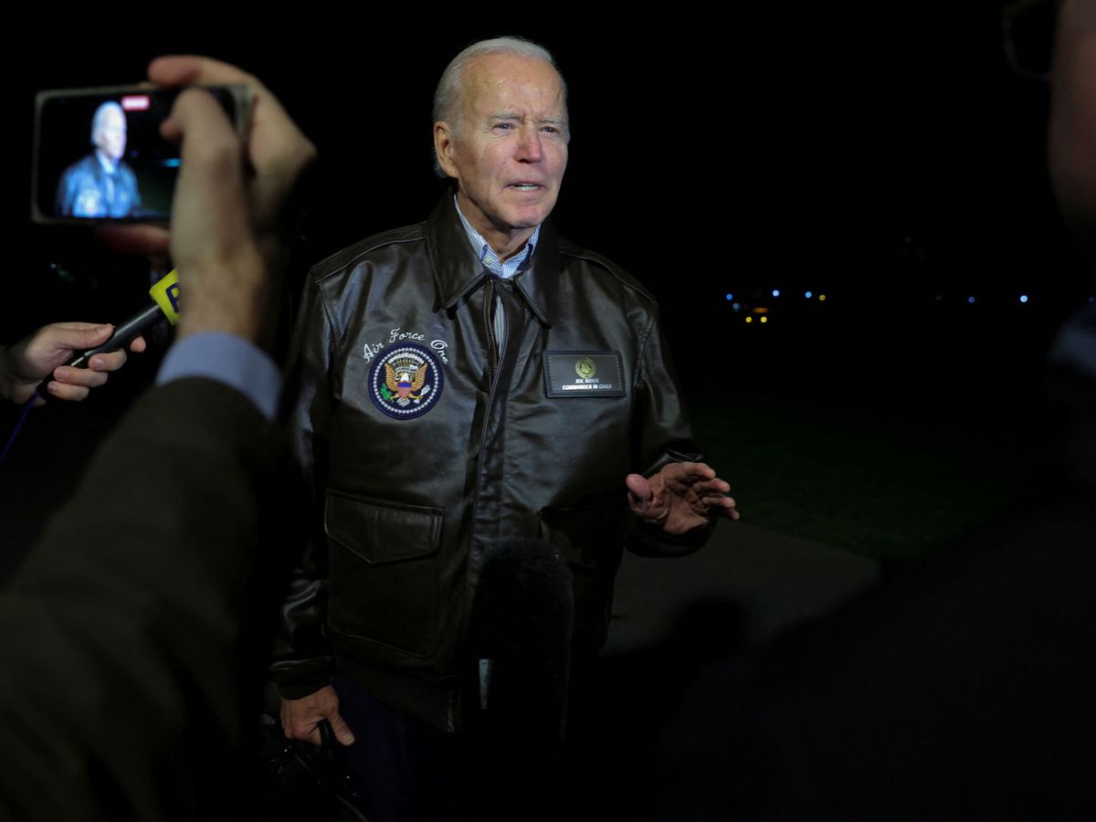 Foto: El presidente Joe Biden llega a la Casa Blanca. (Reuters/Jim Bourg)