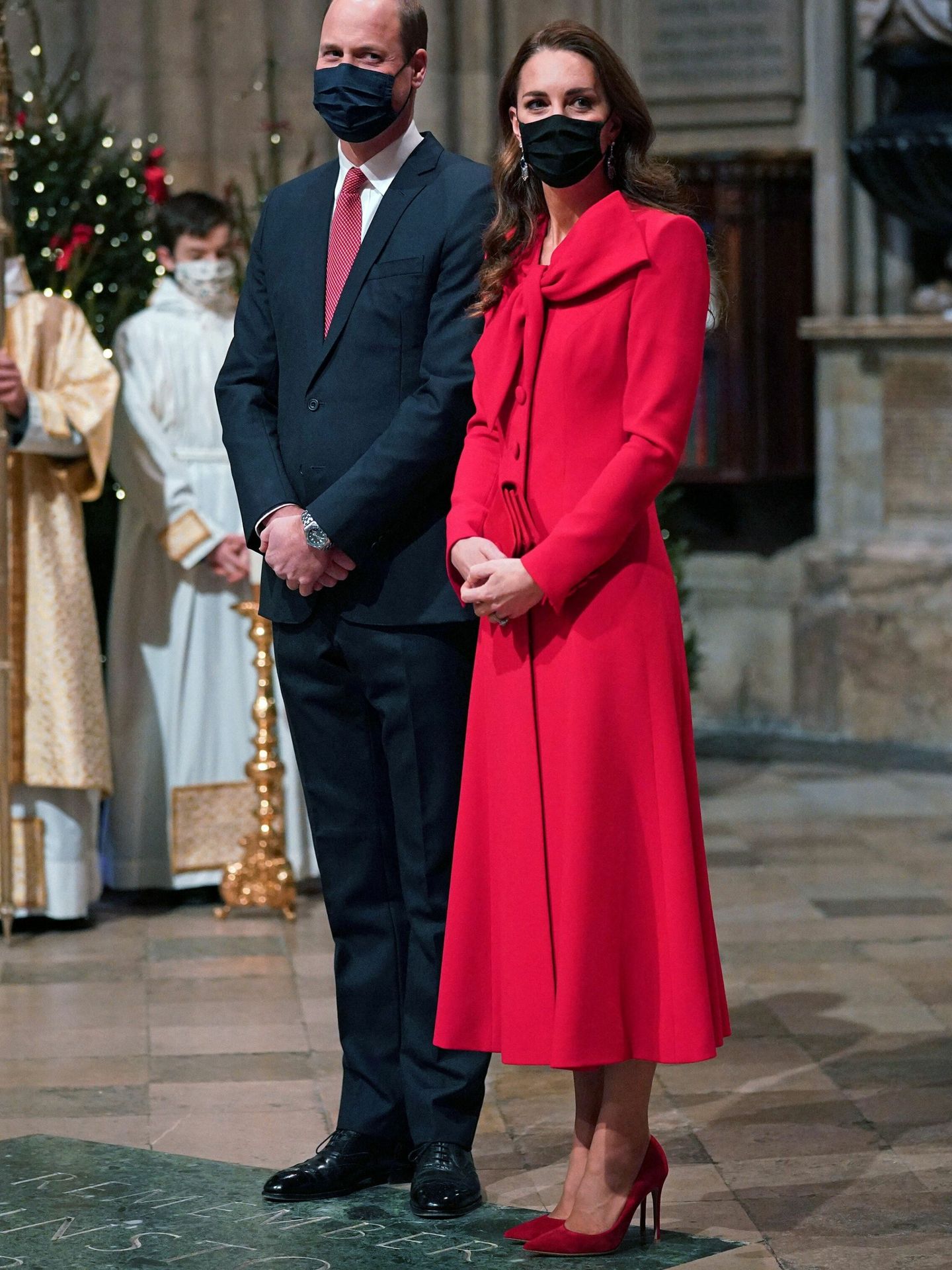 La duquesa de Cambridge, despidiendo 2021. (Reuters)