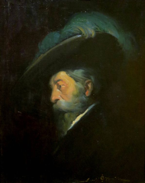 'Retrato de Juan Bautista de Anza'. Ira Diamond Gerald Cassidy.   (Museo de Arte de El Paso).