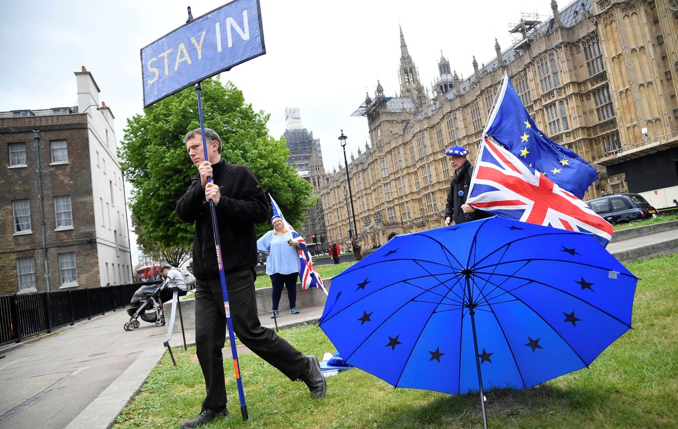 Manifestación a favor de permanecer en la UE en Londres. (Reuters)