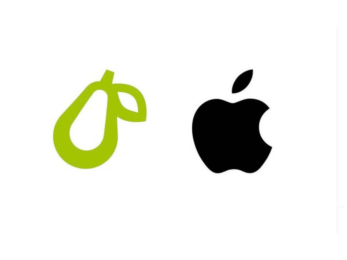 Foto: Los abogados de Apple ven una gran similitud entre la pera de Prepear y su manzana mordida (Foto: Instagram)