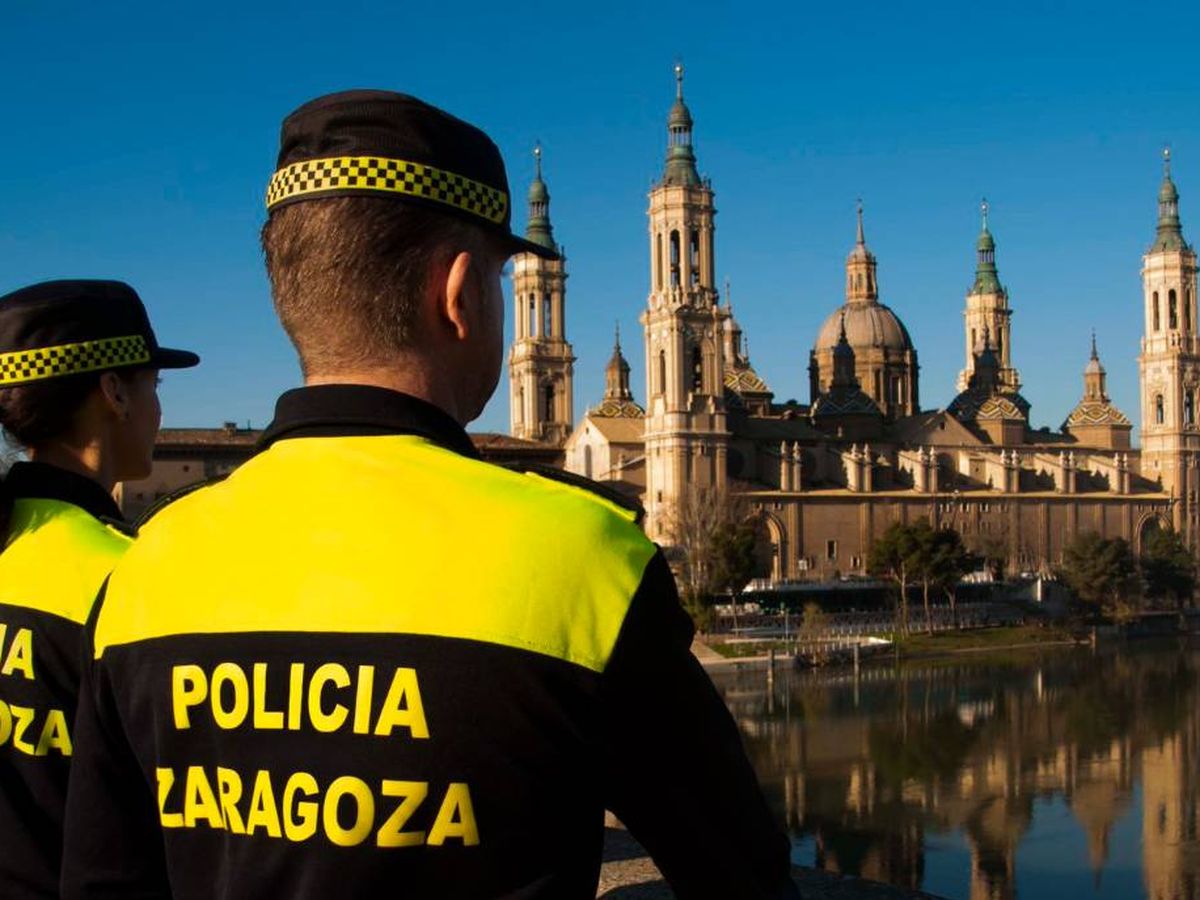 Foto: Agentes de la policía de Zaragoza (Policía)
