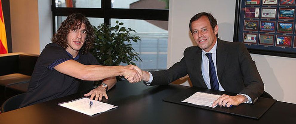 Foto: Carles Puyol sí renueva con el Barcelona hasta 2016