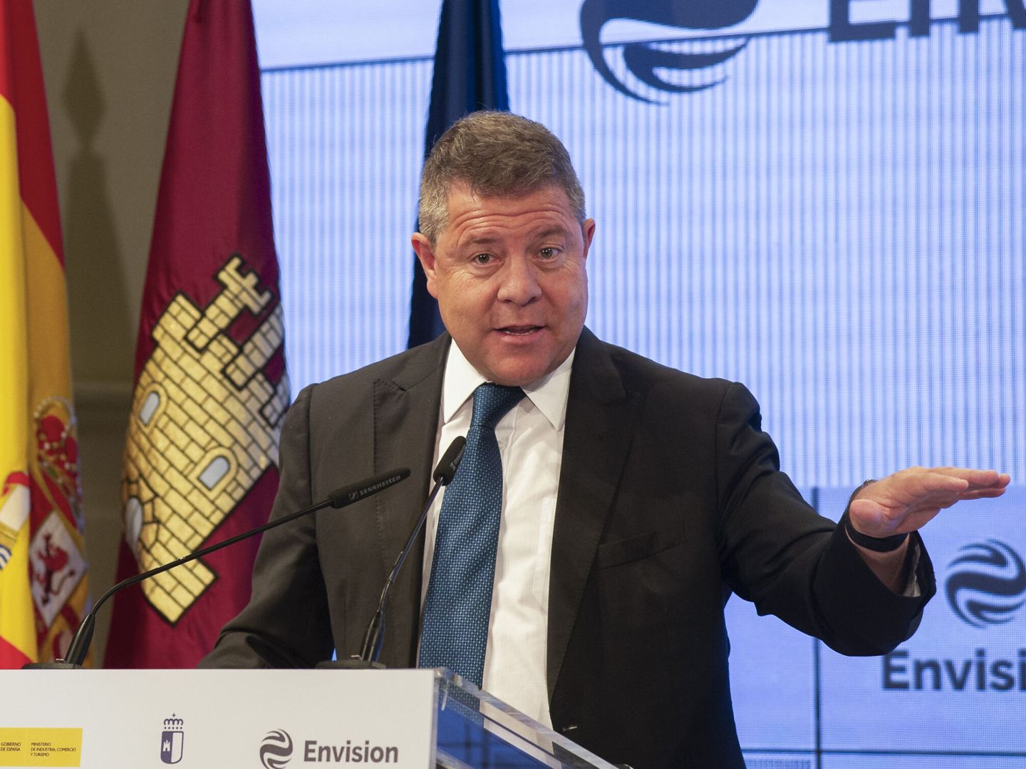 El presidente de la Junta de Castilla-La Mancha, Emiliano García-Page. (EFE/Jesús Monroy)