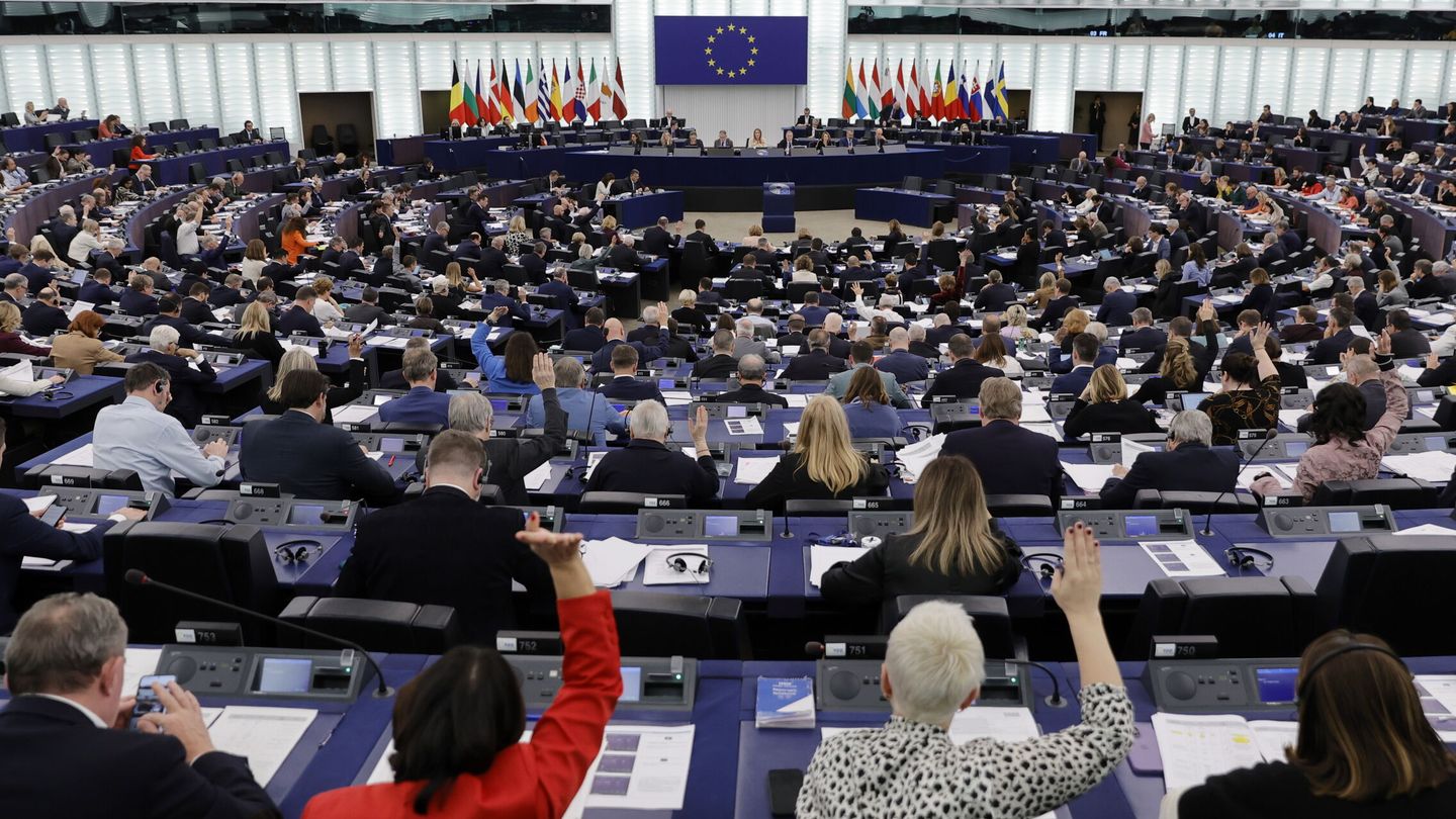 Pleno del Parlamento Europeo en Estrasburgo. (EFE)