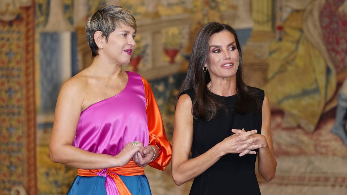 Los looks antagónicos de Letizia y la primera dama de Colombia en su último encuentro