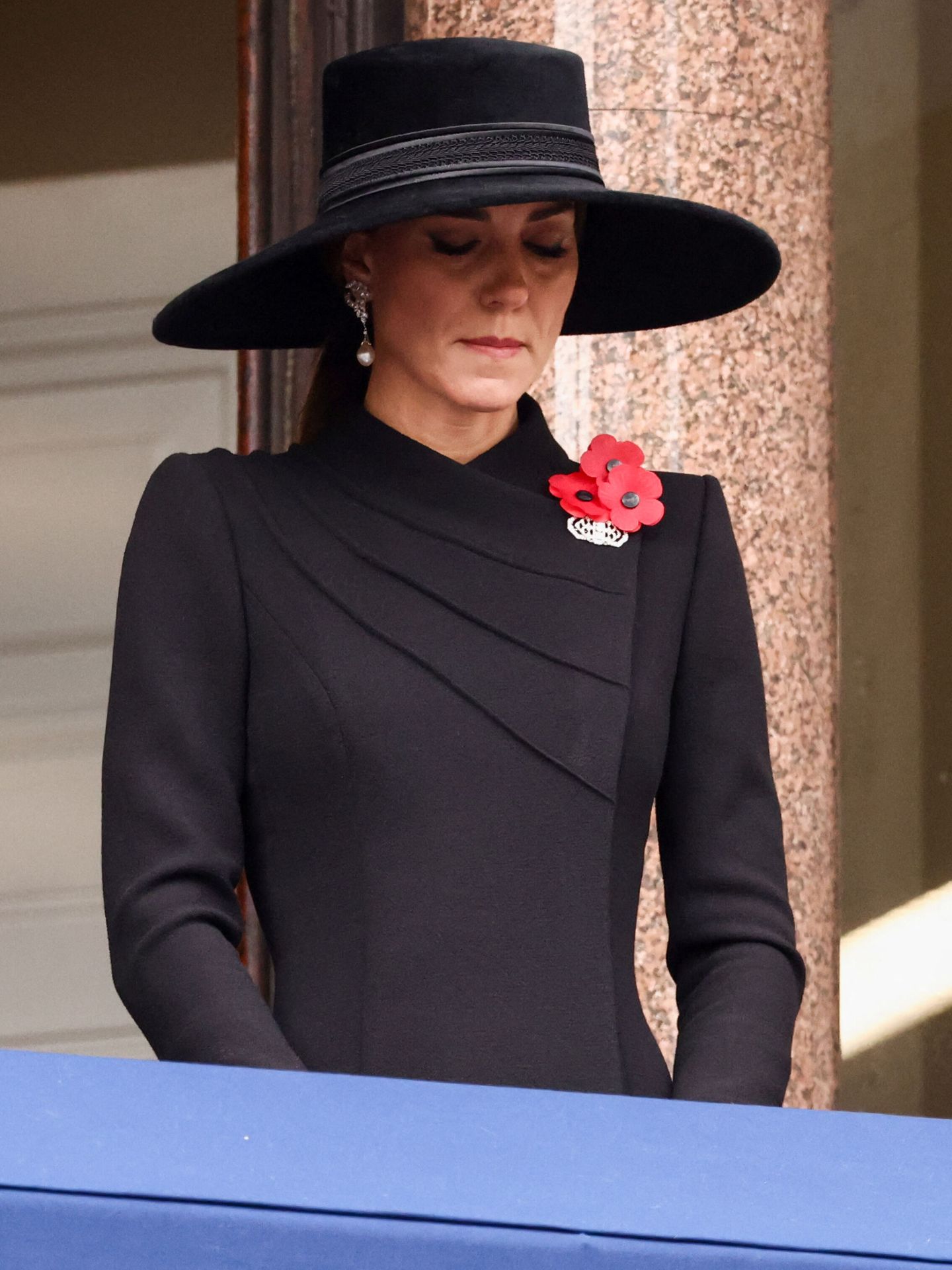 La princesa de Gales, durante el Domingo del Recuerdo. (Reuters/Henry Nicholls)