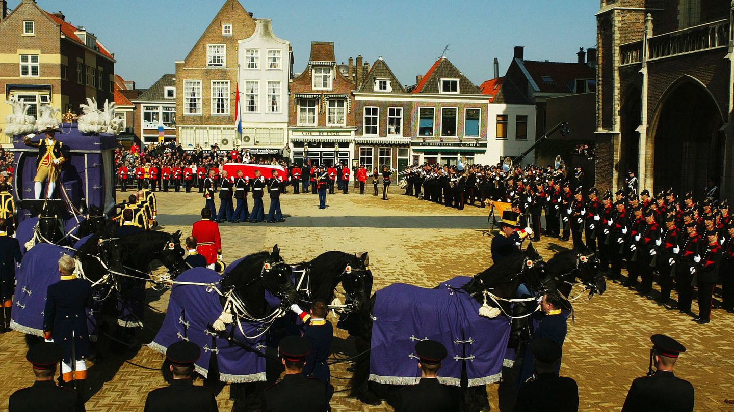 Funeral de la reina Juliana en Delft. (Getty)