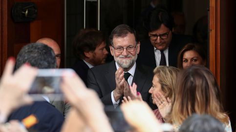 Los diputados del PP despiden a Rajoy entre lágrimas y con gritos de presidente