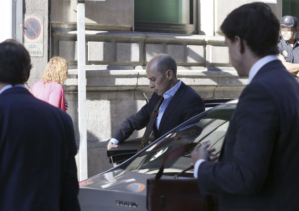 Foto: Jenaro García a su llegada hoy a la Audiencia Nacional para declarar ante el juez Pedraz (Efe)