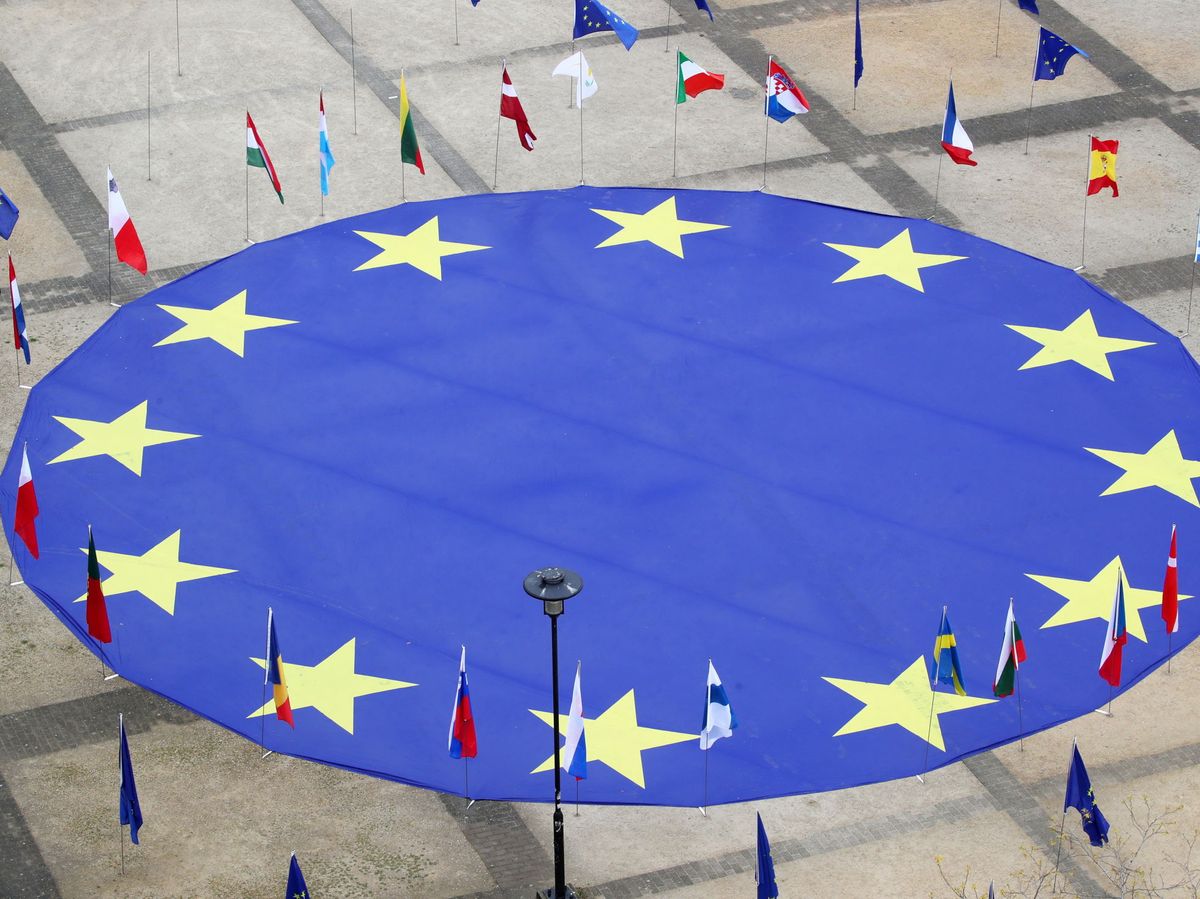 Foto: Banderas europeas. (Reuters)