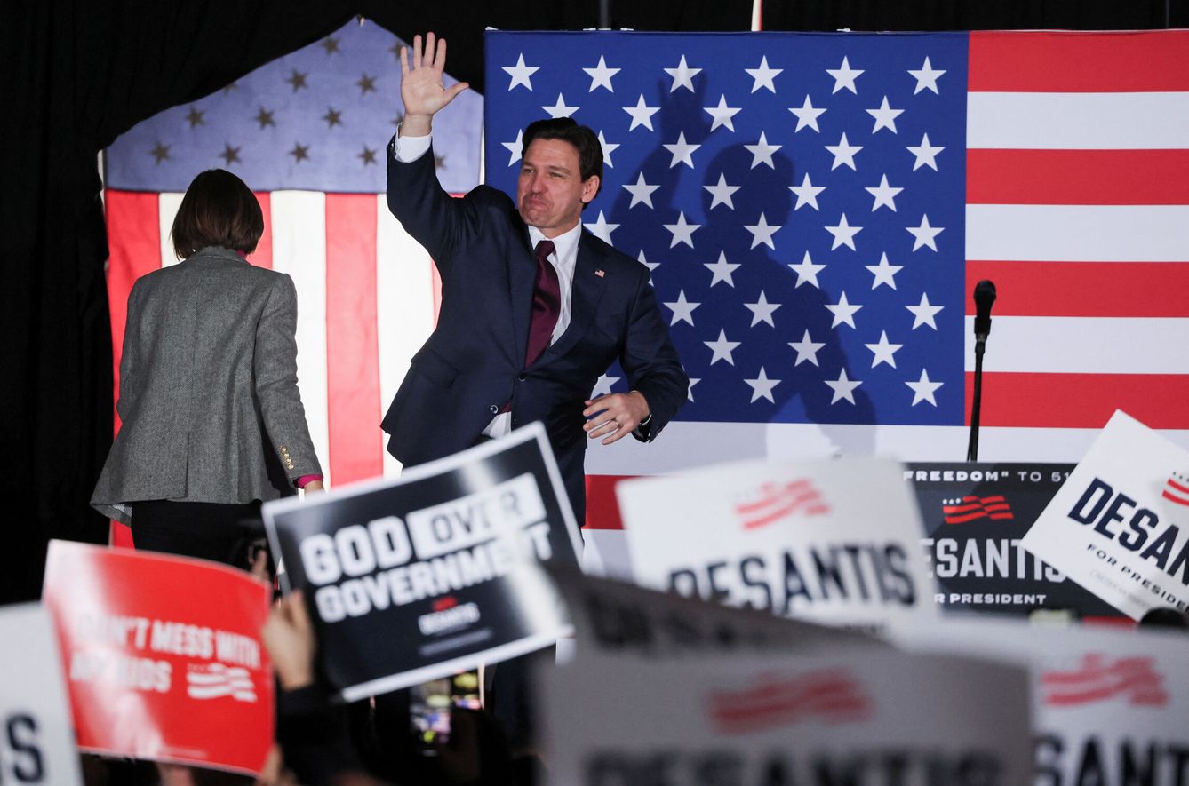 DeSantis, gobernador de Florida y candidato. (Reuters/Brendan McDermind)