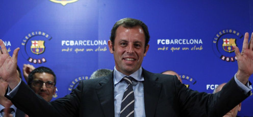 Foto: Rosell, primeras palabras como presidente: "El Barça es invencible"