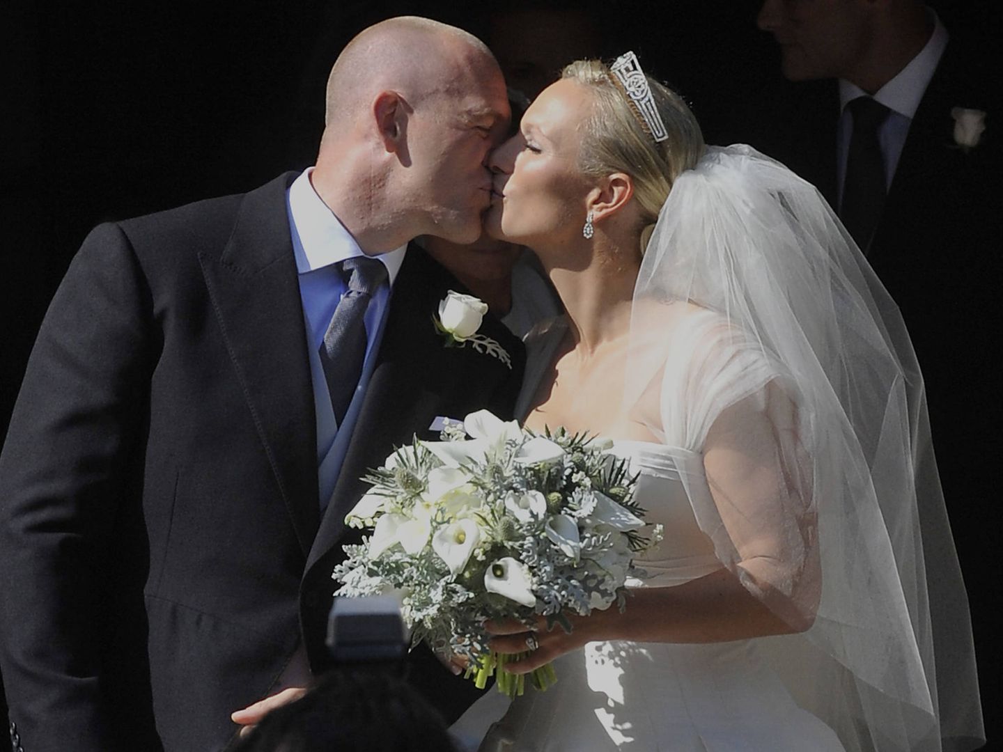  Zara Phillips, el día de su boda en 2011. (Gtres)