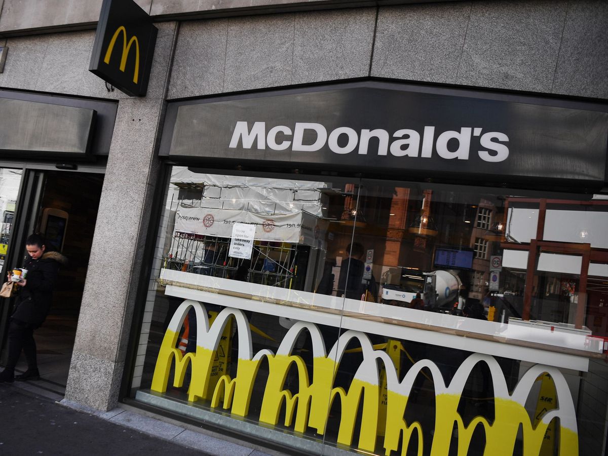 Foto: Restaurante de McDonald's en Londres. (EFE)