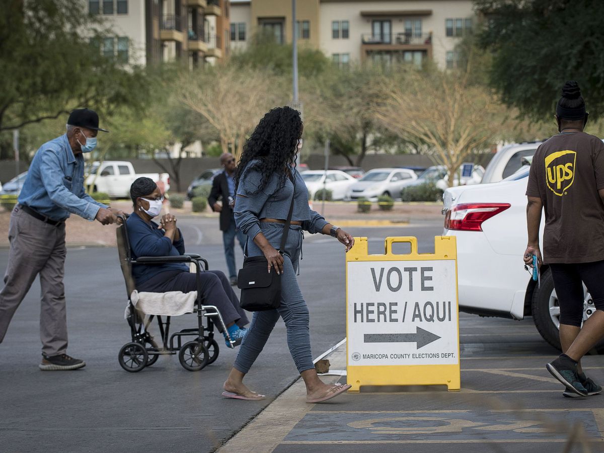 Foto: Votación en Arizona. (EFE)