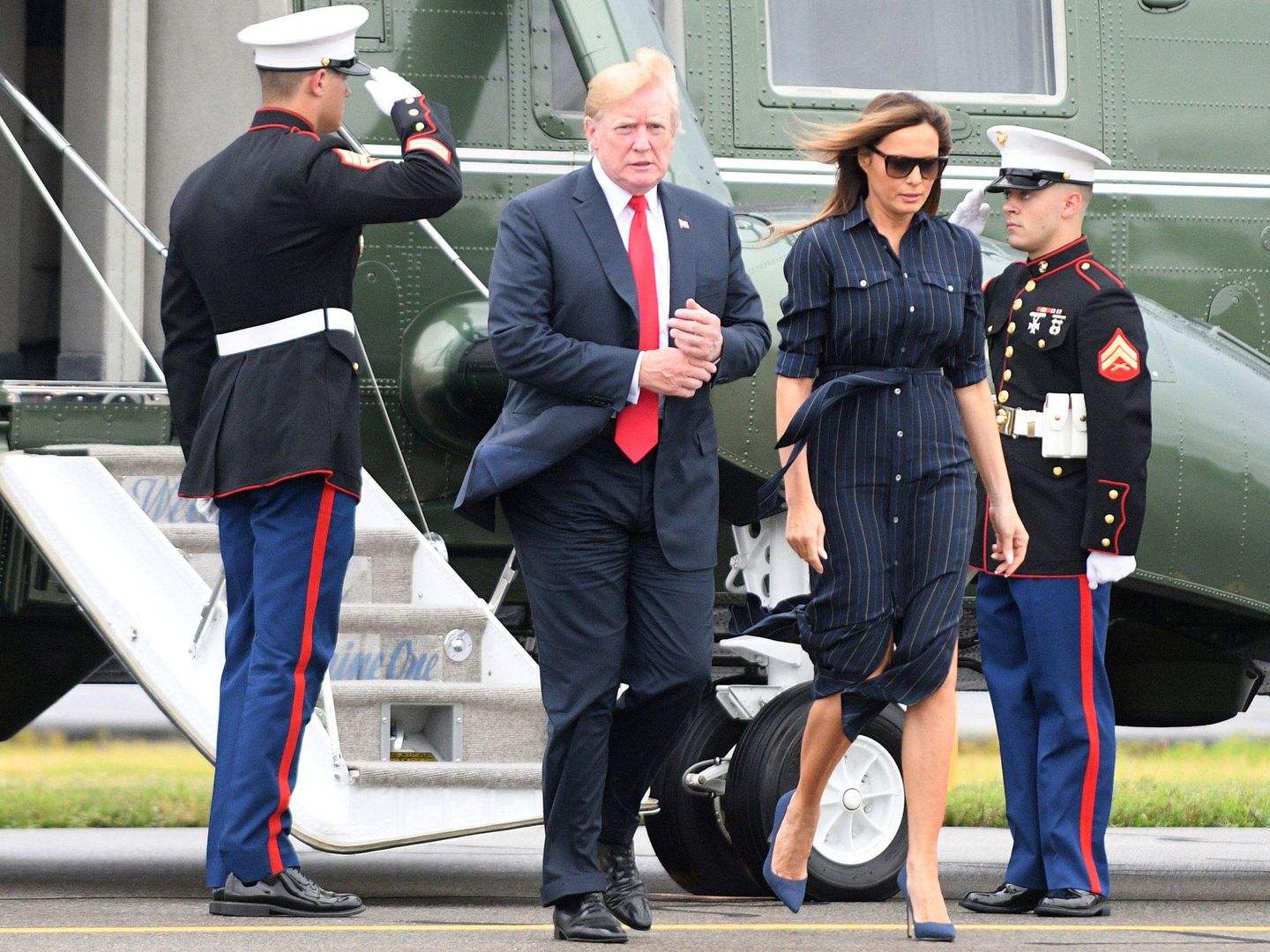 Donald Trump y Melania Trump. (Reuters)