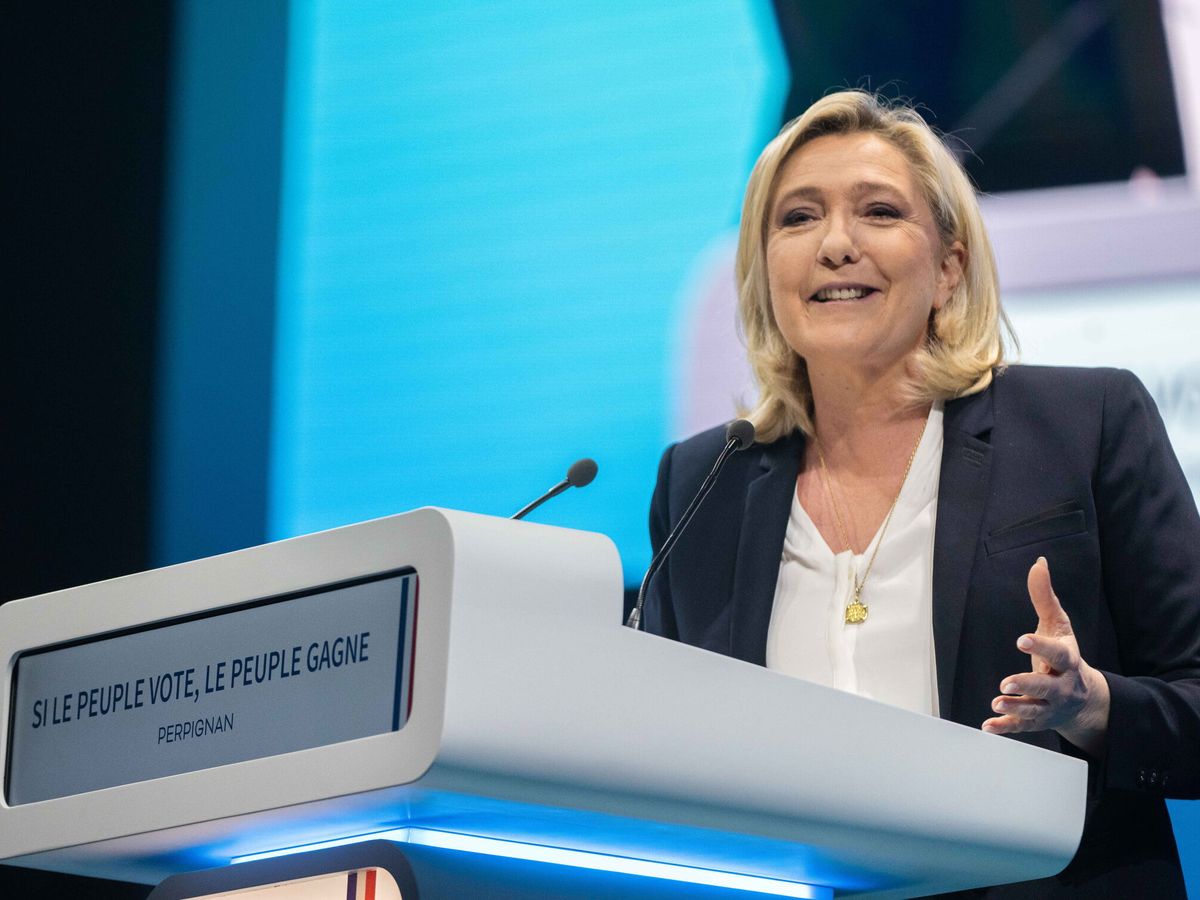 Foto: Marine Le Pen. (EFE/EPA/Caroline Blumerg)