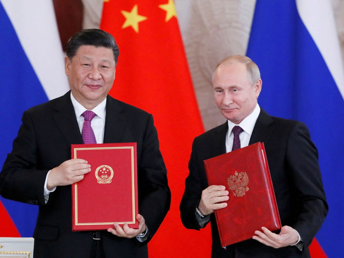 Foto: El presidente chino, Xi Jinping, y el presidente ruso, Vladímir Putin. (Reuters/Evgenia Novozhenina) 