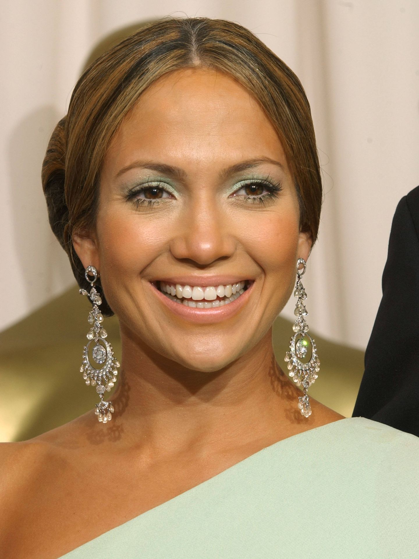 Jennifer Lopez, en la 75 edición de los Oscar. (Getty/Frank Micelotta)