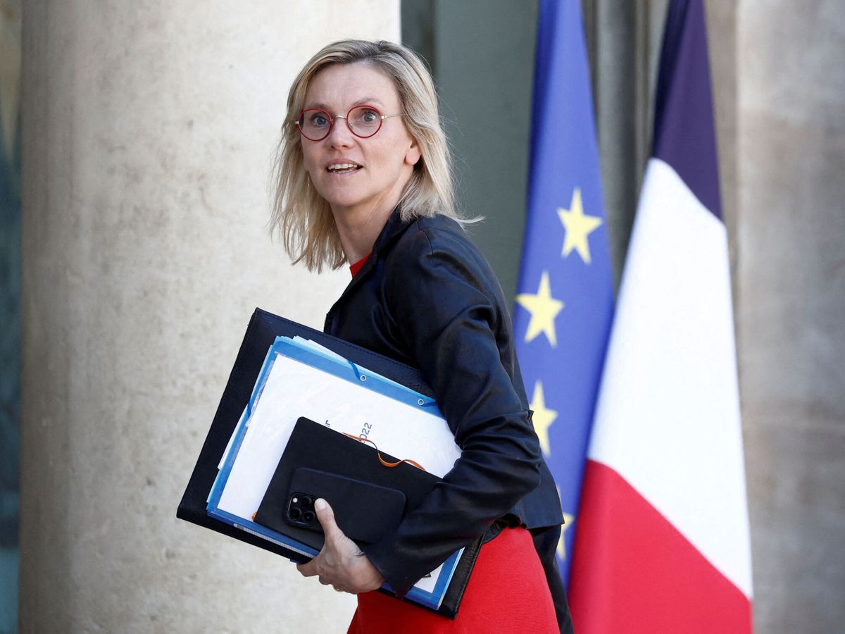 Foto: La ministra de Transición Energética francesa, Agnès Pannier-Runacher. (Reuters/Benoit Tessier)