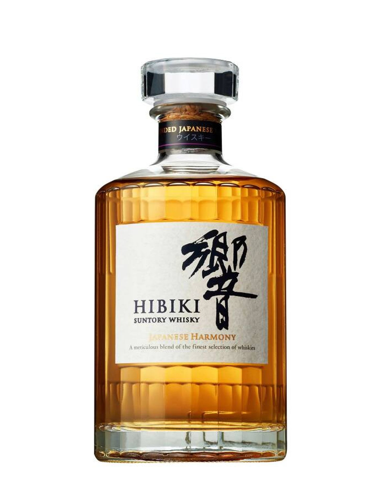Hibiki Suntory Whisky: una botella joya para un líquido joya. (Cortesía)