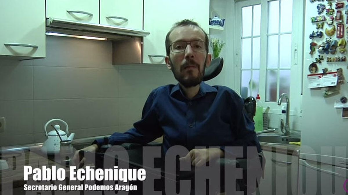 Pablo Echenique pide desde la cocina de su casa financiación para elaborar encuestas