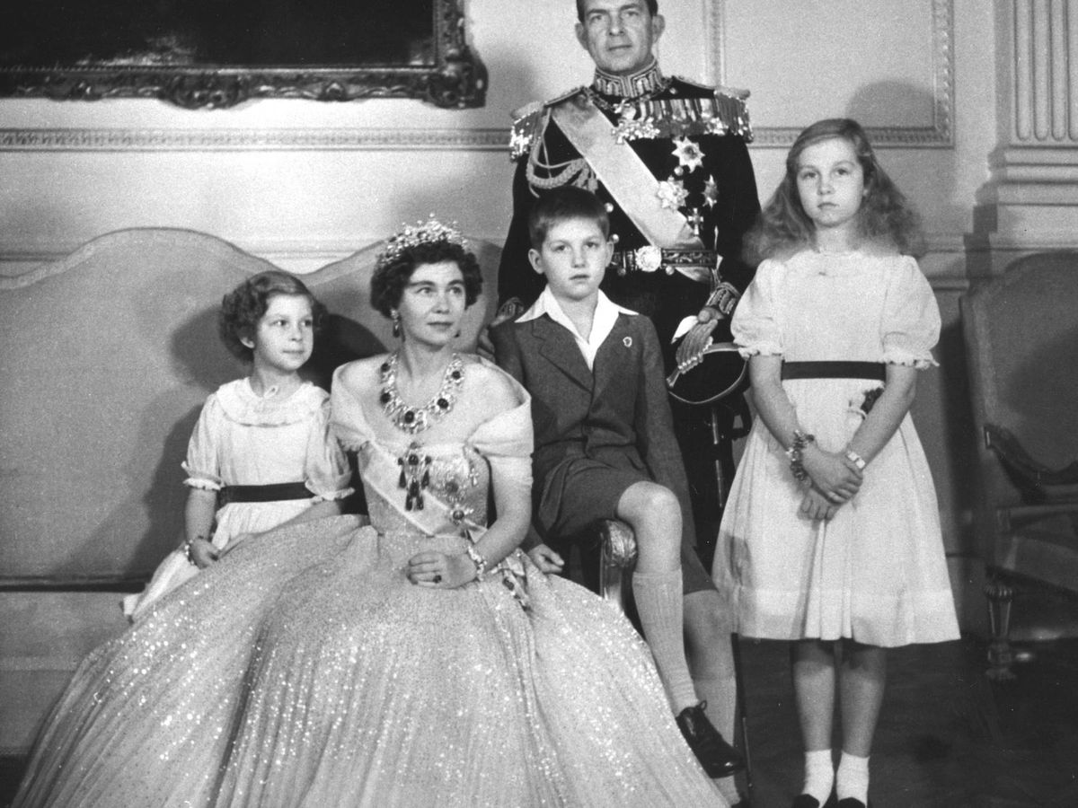 Foto: La familia real griega, en Tatoi. (Alamy)