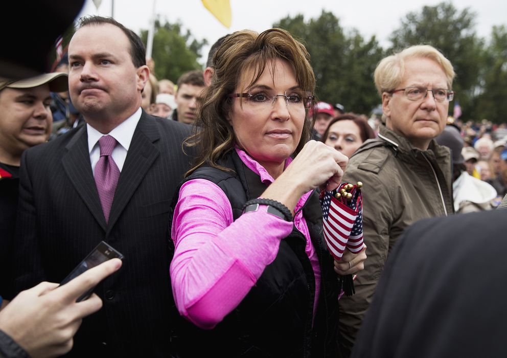 Foto: Sarah Palin el pasado octubre, en un desfile del Día del Veterano. (Reuters)