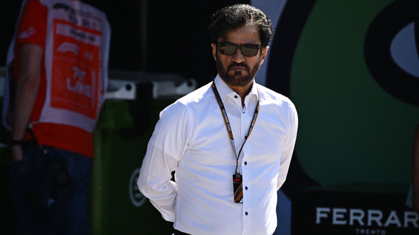 El presidente de la FIA, Mohammed Ben Sulayem. (Reuters/Christian Bruna)
