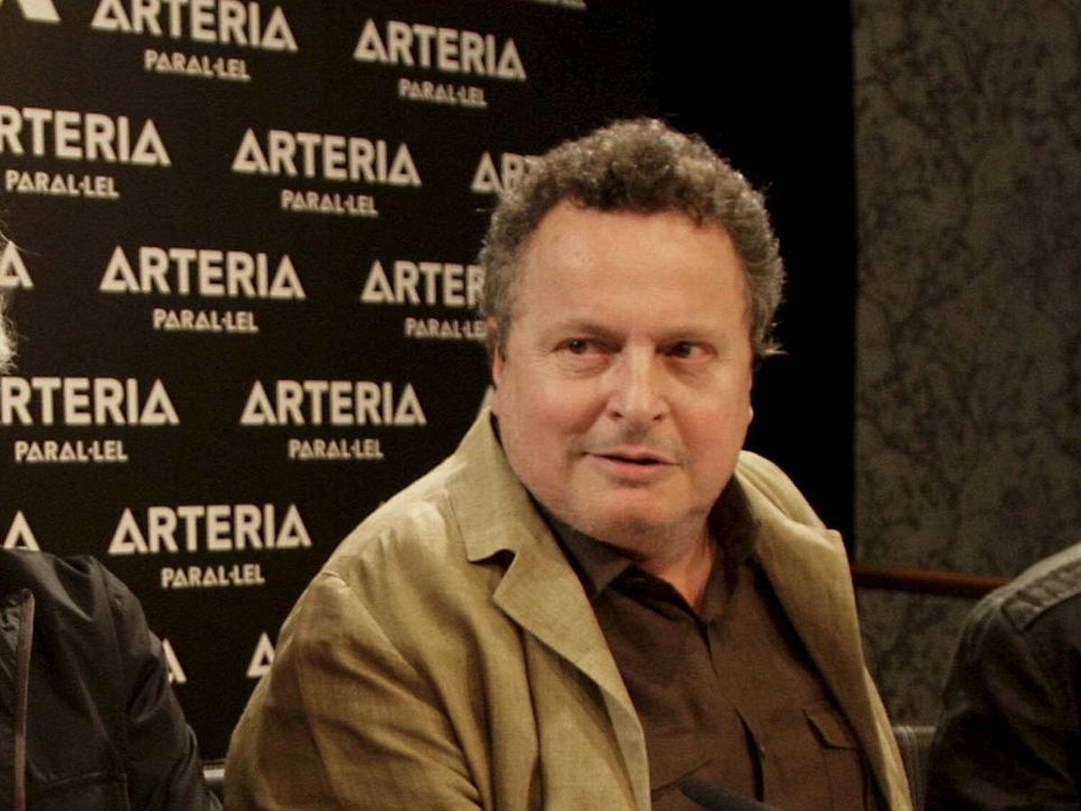 Foto: Ramón Muntaner (SGAE), durante la presentación de Arteria, el teatro de la Sociedad General de Autores (SGAE). Fuente: EFE