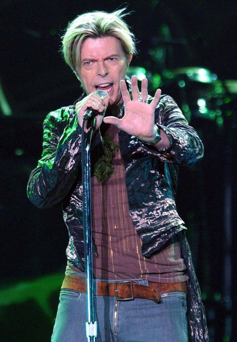 Foto: Bowie en un concierto en octubre de 2013. 