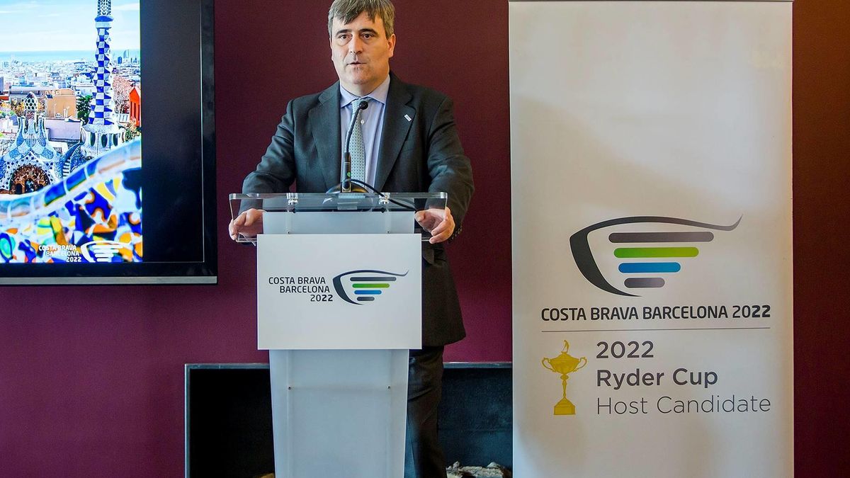 Miguel Cardenal recibe en Cataluña a los miembros de la Copa Ryder de golf