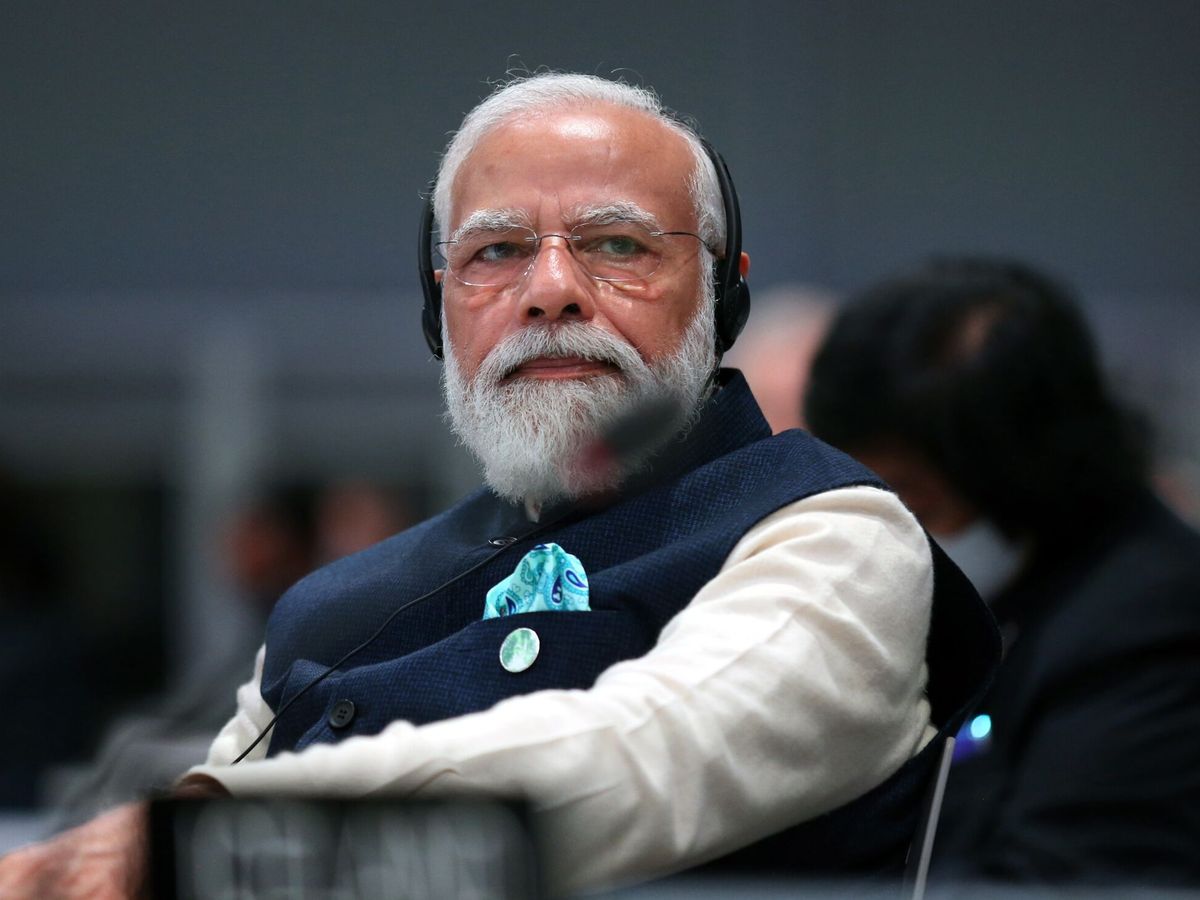 Foto: El primer ministro de la India, Narenda Modi, durante la cumbre. (EFE)