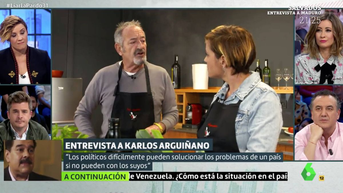 Arguiñano, en 'Liarla Pardo': "El culpable no es Villarejo, sino los que le han pagado"