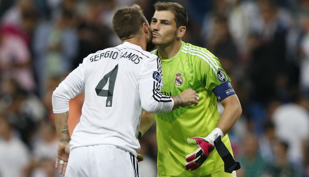 Ramos y Casillas, capitanes del Real Madrid (Efe)