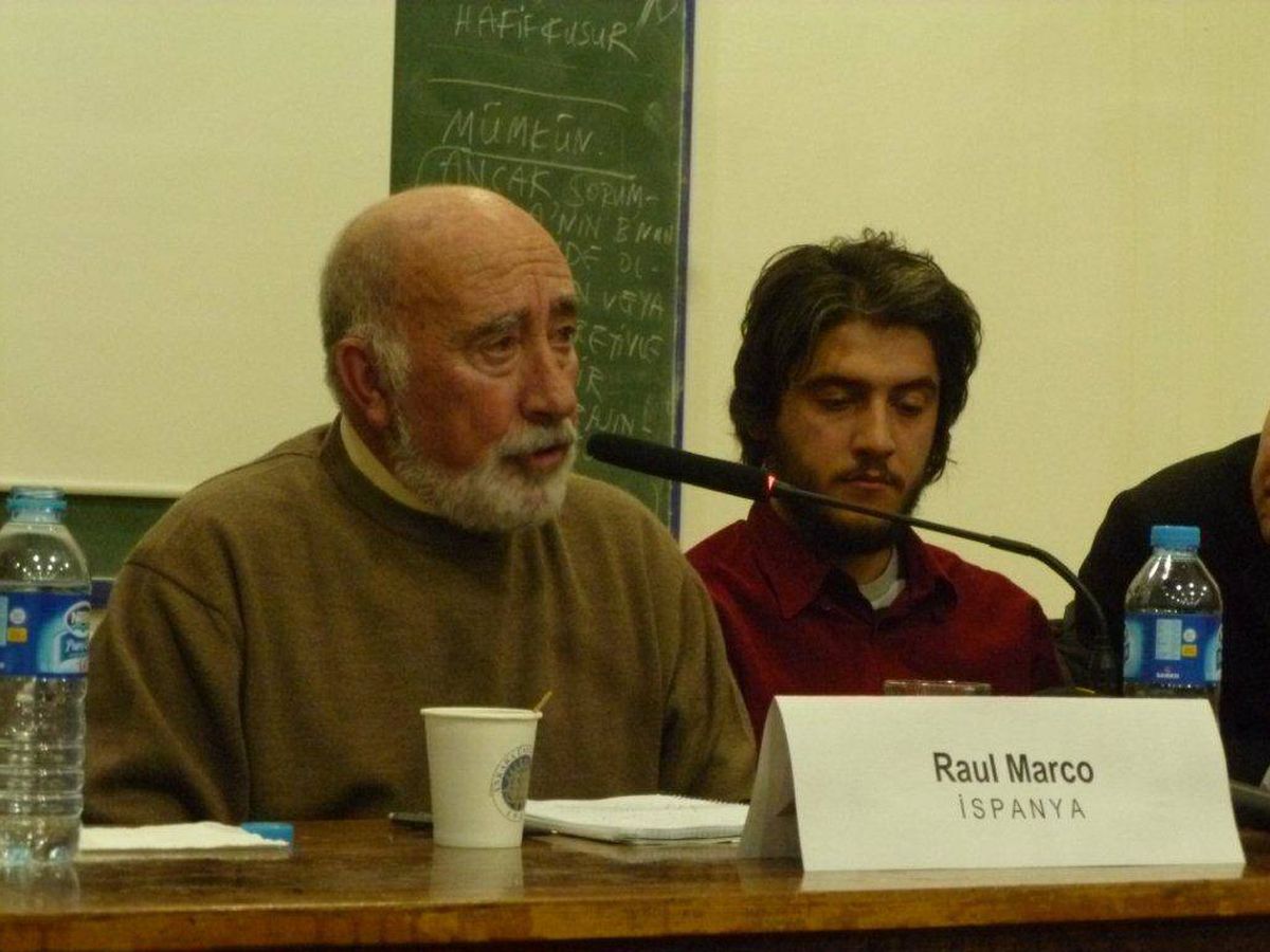 Foto: Raúl Marco, durante una conferencia. (PCE (m-l))