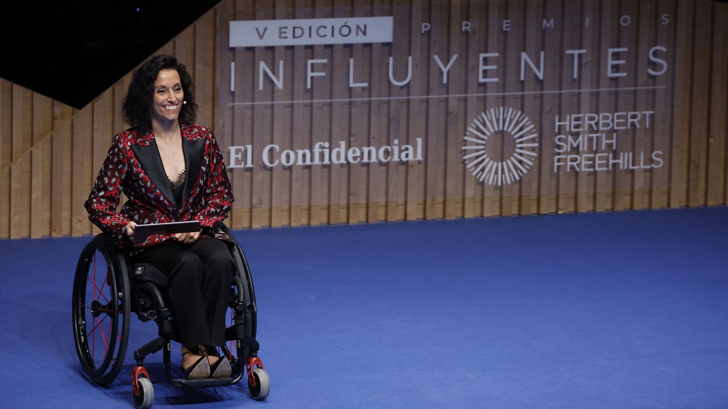 Teresa Perales en los Premios Influyentes. (EFE/Juanjo Martín)