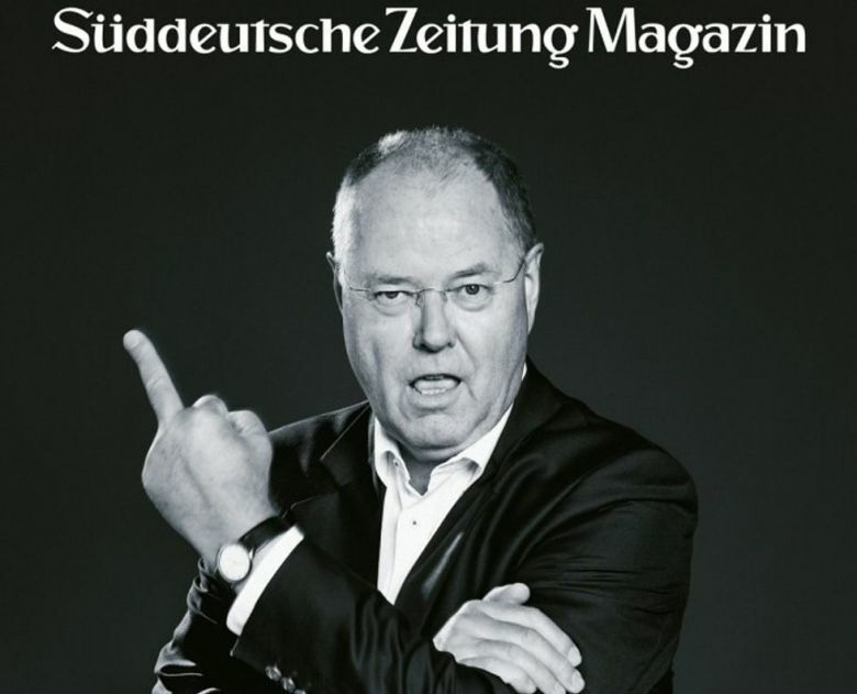 Imagen de Peer Steinbrück en 'Süddeutsche Zeitung Magazin'.