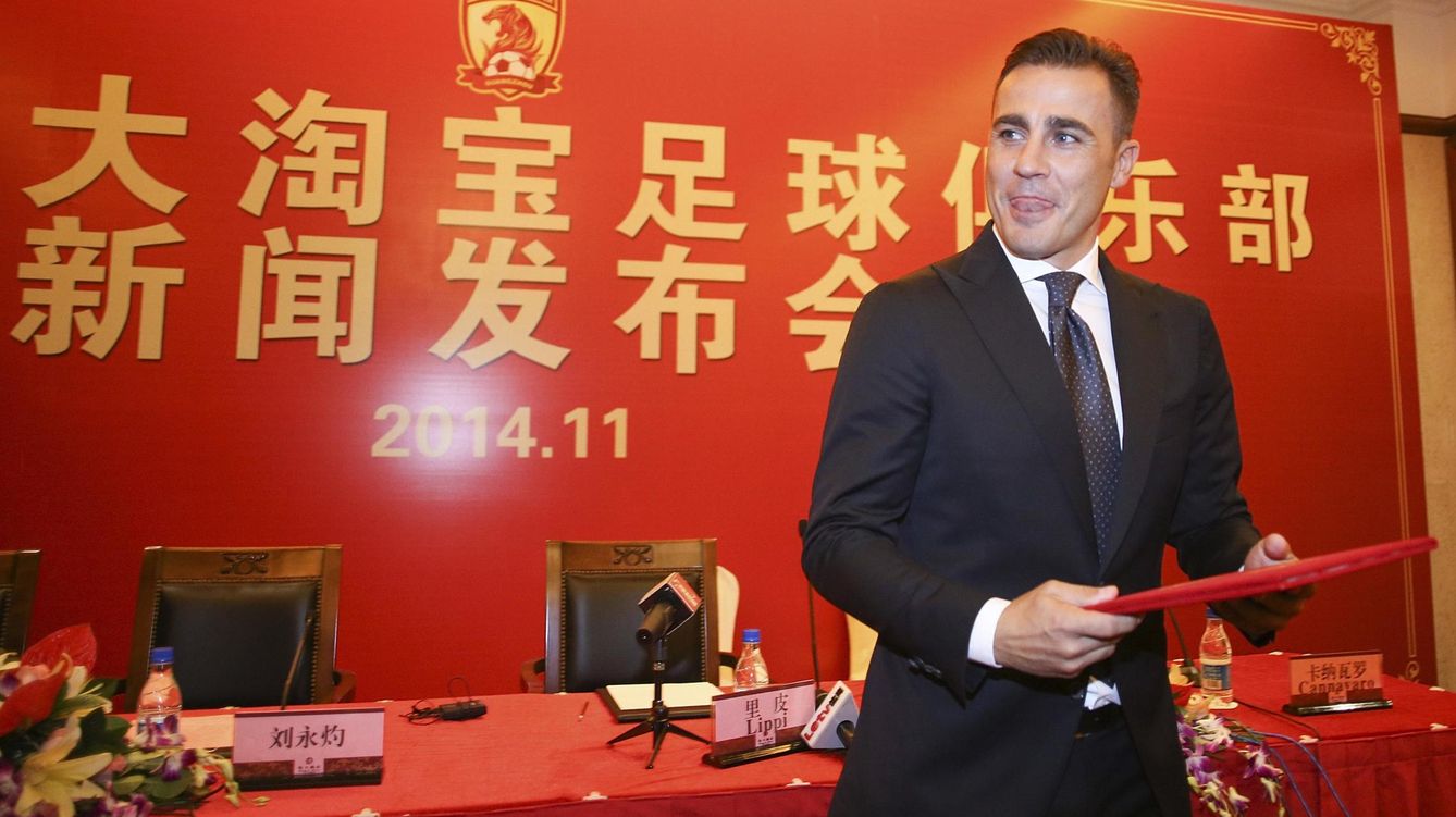 Foto: El italiano Fabio Cannavaro es el actual entrenador del Guangzhou Evergrande chino.