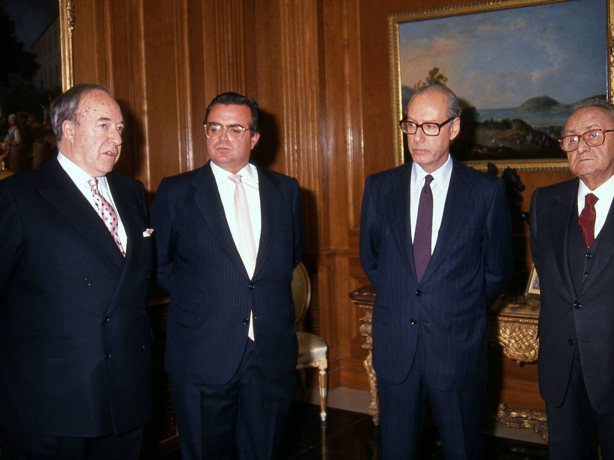 Foto: Juan Miguel Antoñanzas, el primero por la izquierda. (EP Foto)