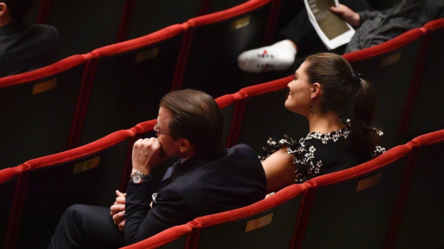 Victoria y Daniel, en la Sala de Conciertos de Estocolmo. (Cordon Press)