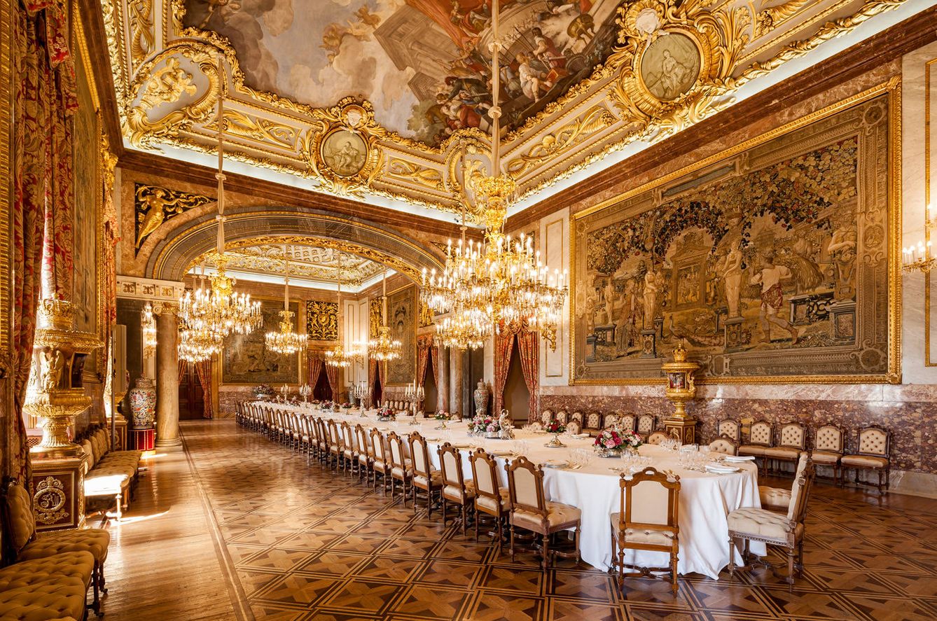 Uno de los salones del Palacio Real (Foto: Patrimonio Nacional)