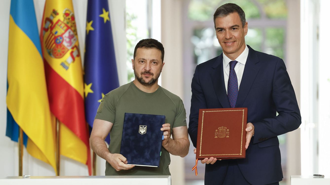 España da a Zelenski 1.000 millones en apoyo militar y ayudará el tiempo necesario