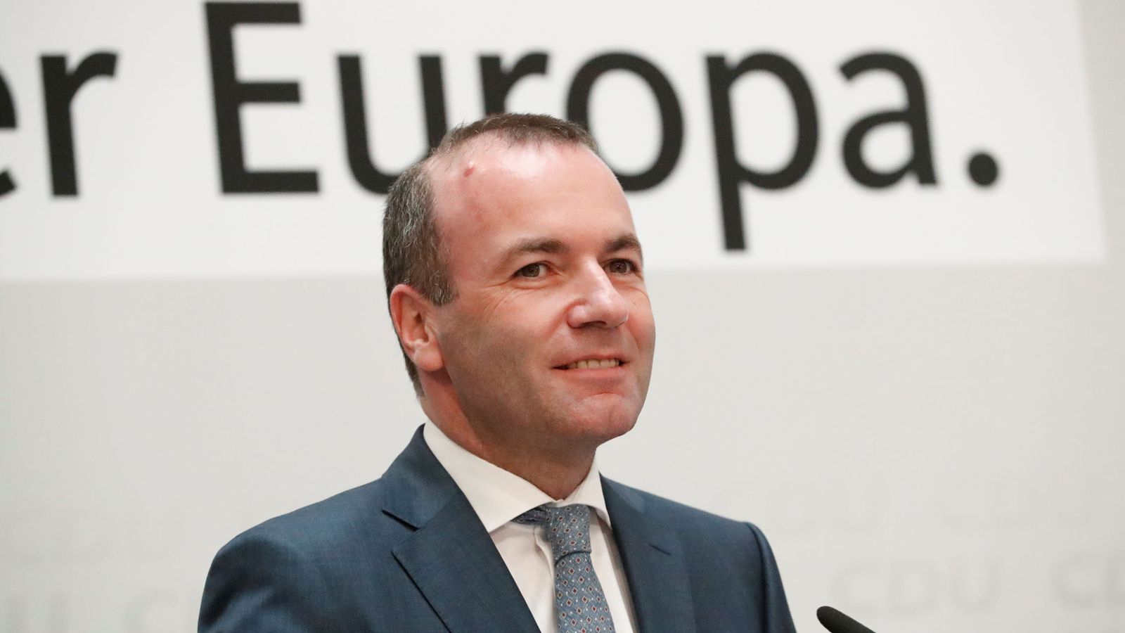 Foto: Manfred Weber, candidato del Partido Popular Europeo. (Reuters)