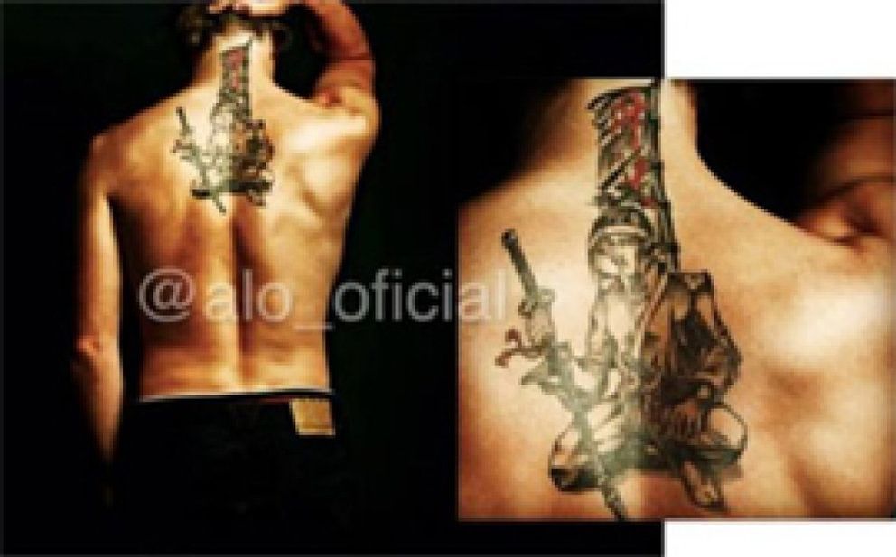 Foto: Fernando Alonso, como el samurai de su tatuaje