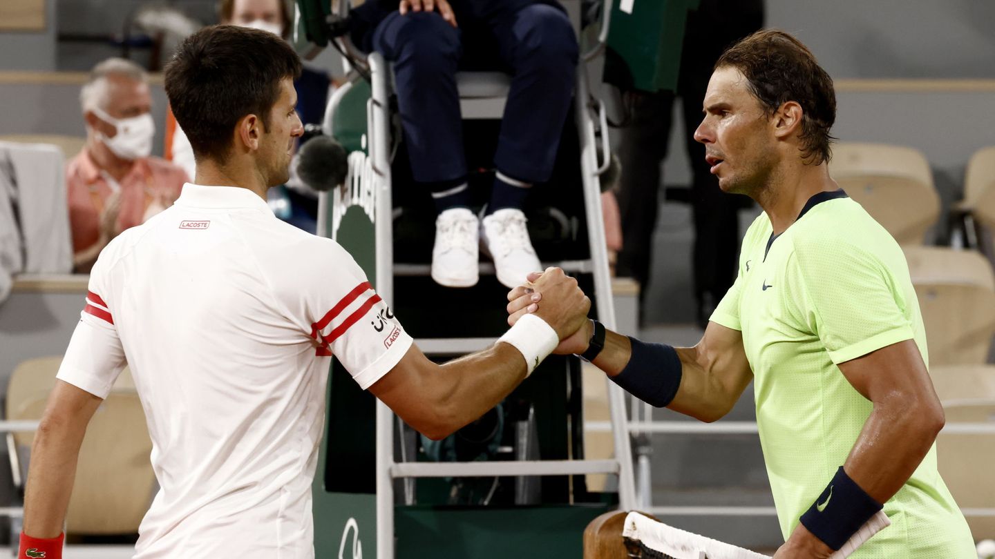 Nadal y Djokovic, en una imagen de archivo.(EFE/EPA/Yoan Valat)