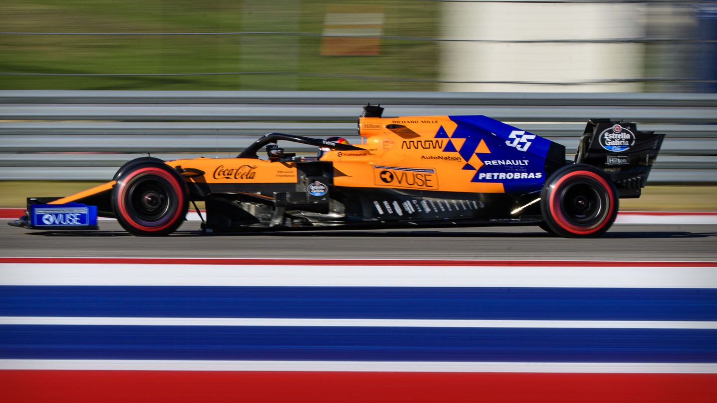 Carlos Sainz durante el Gran Premio de Estados Unidos. (Reuters)