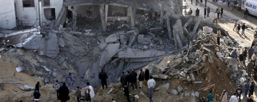 Foto: Israel intensifica los bombardeos y ataca el Ministerio de Interior de la Franja de Gaza