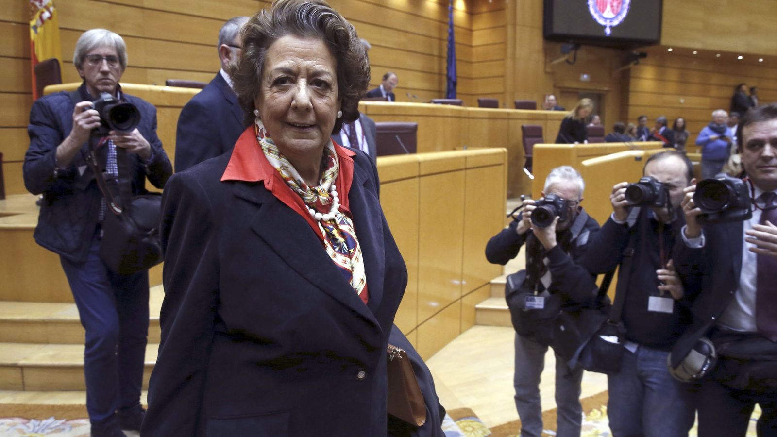 Foto: Rita Barberá en el Senado. (Efe)
